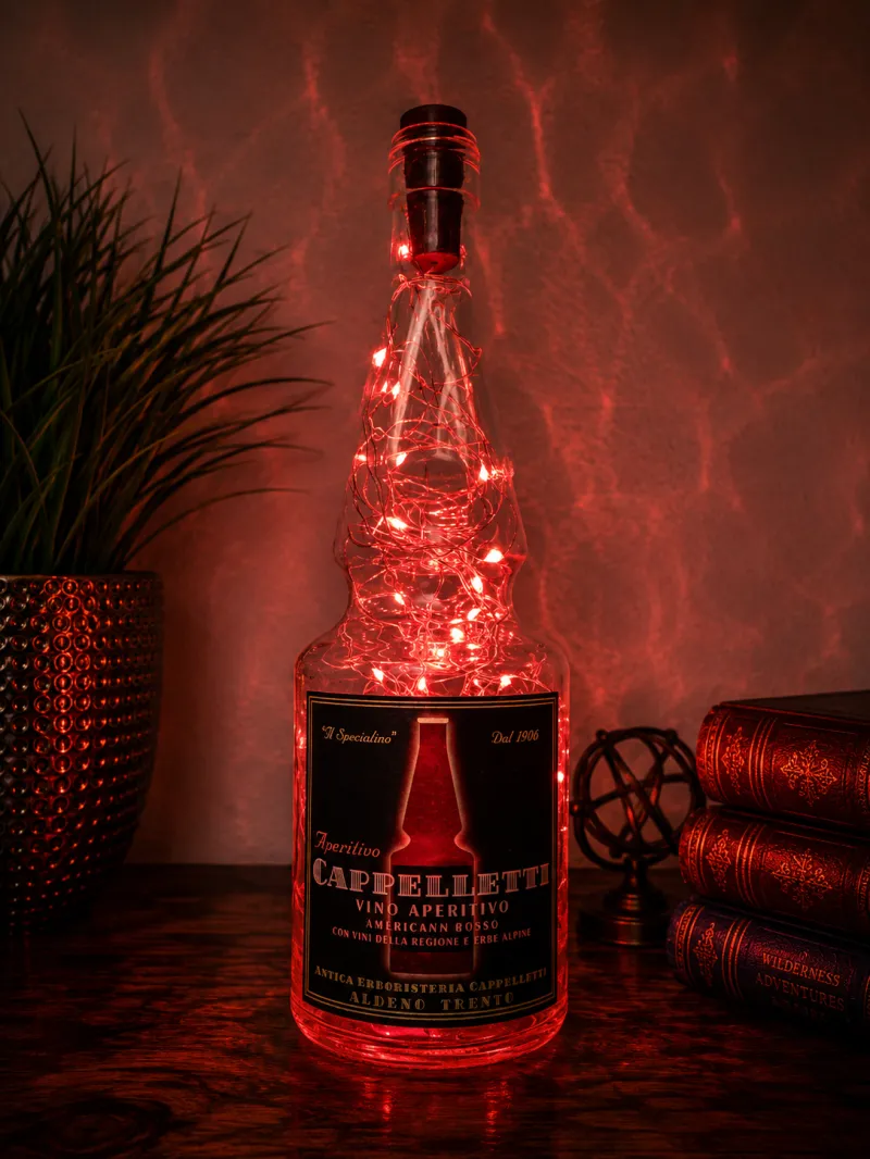 Cappeletti Bottle Light – Handcrafted Ambient Home Décor