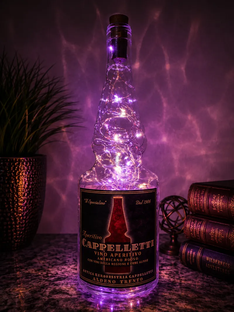 Cappeletti Bottle Light – Handcrafted Ambient Home Décor