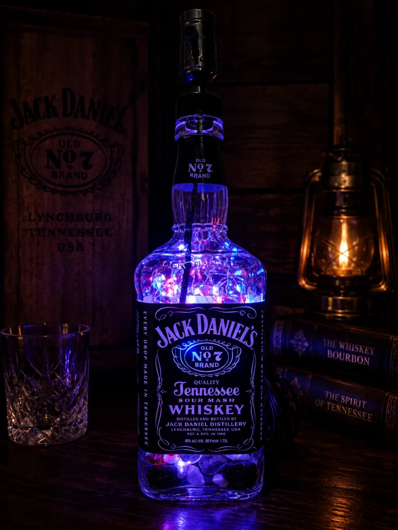 Jack Daniel’s Whiskey Bottle Lamp