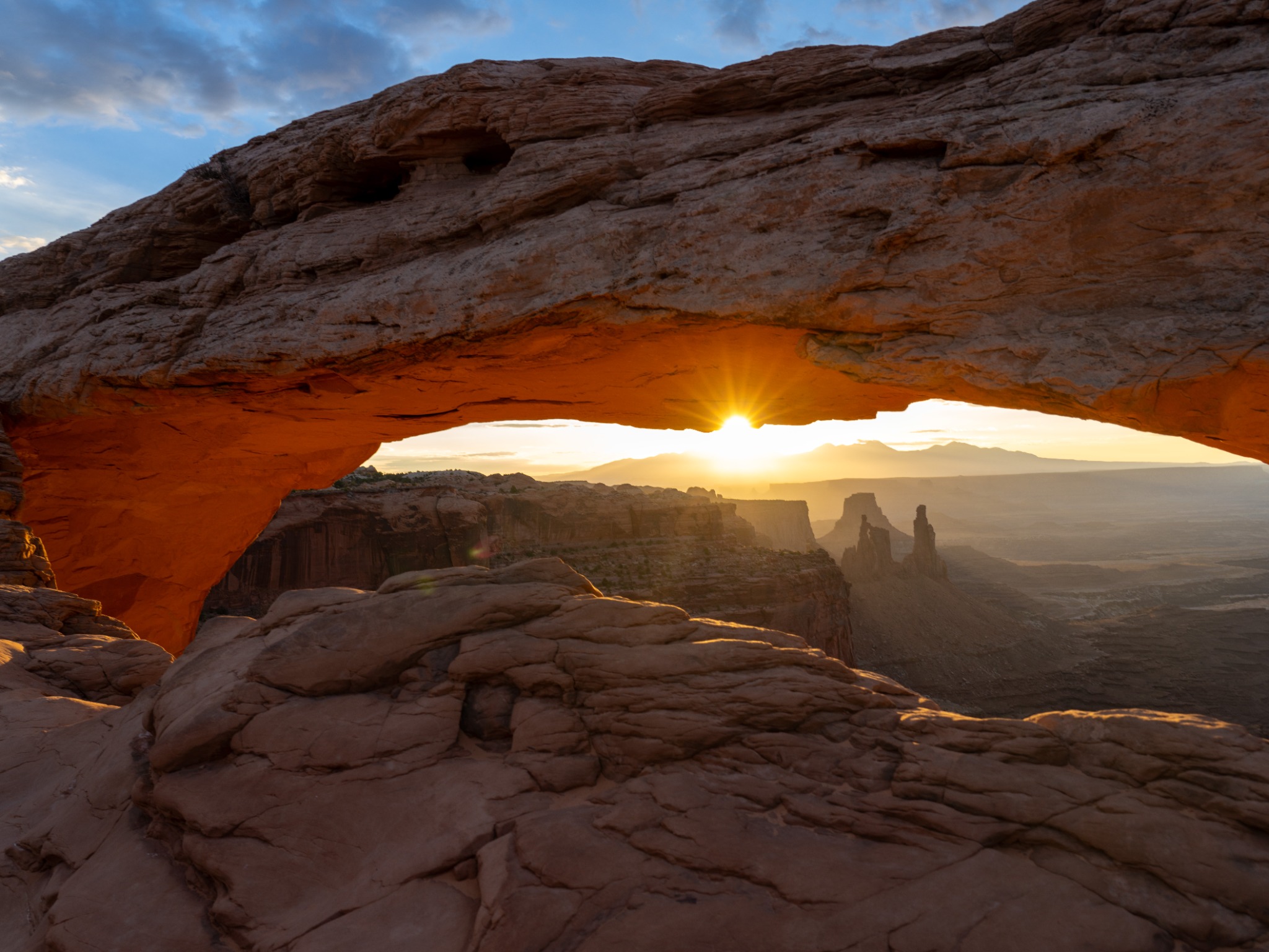 First Light Through Stone