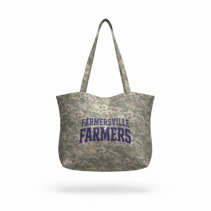Farmersville Farmers Camo Tote