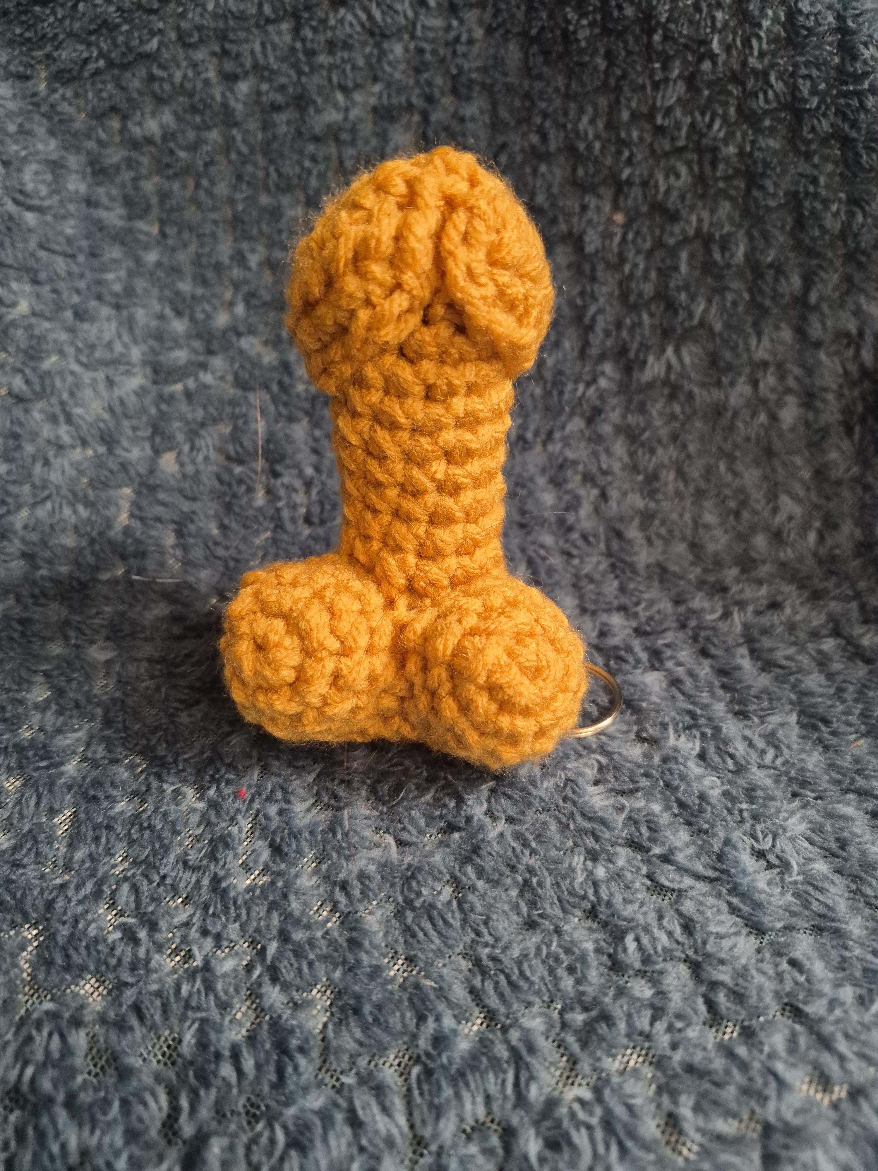 Crochet Pattern: Dik Chaineys (Penis keychains)