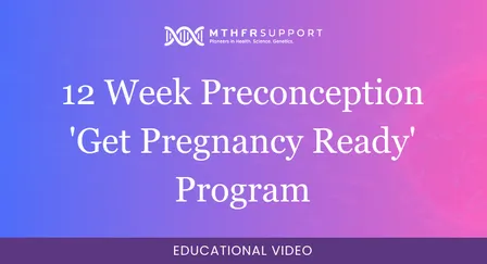 [PKC-S] Fertility Course: 12 Week Preconception 'Get Pregnancy Ready' Program + 1:1  Private Session