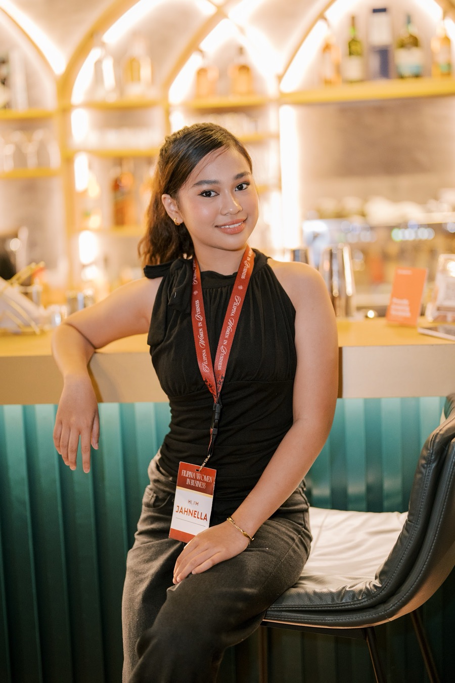 A member in black at the FWIB Dinner venue