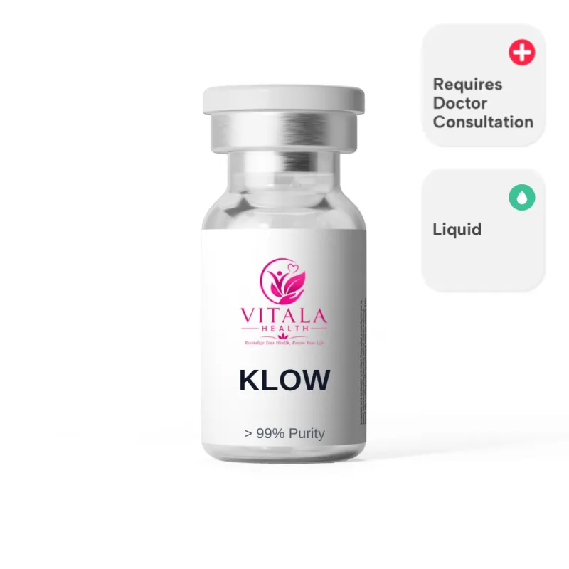 KLOW (BPC-157 / GHK-Cu / KPV / TB-500) 15/50/15/15mg (5mL) (Liquid)