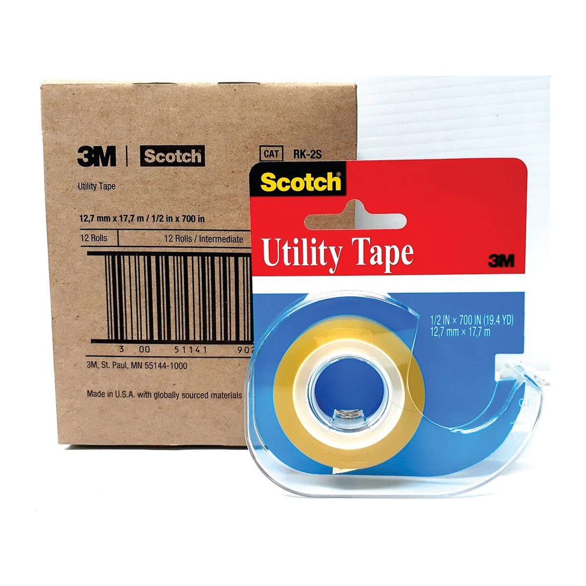 Scotch Tape 12.7mm × 17.7m – 8 Rolls Wholesale Pack