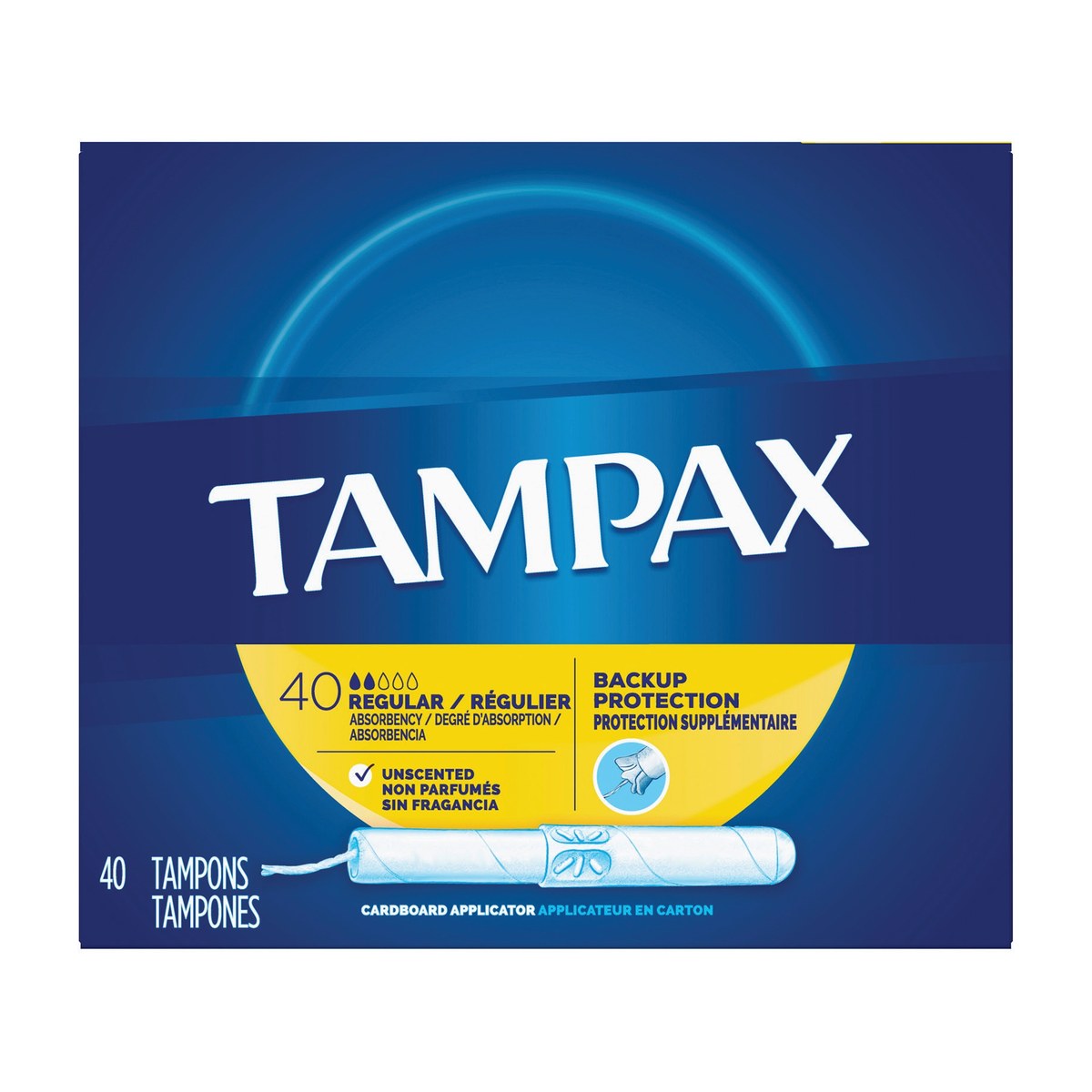 Tampax Regular – 6 Count Wholesale Pack