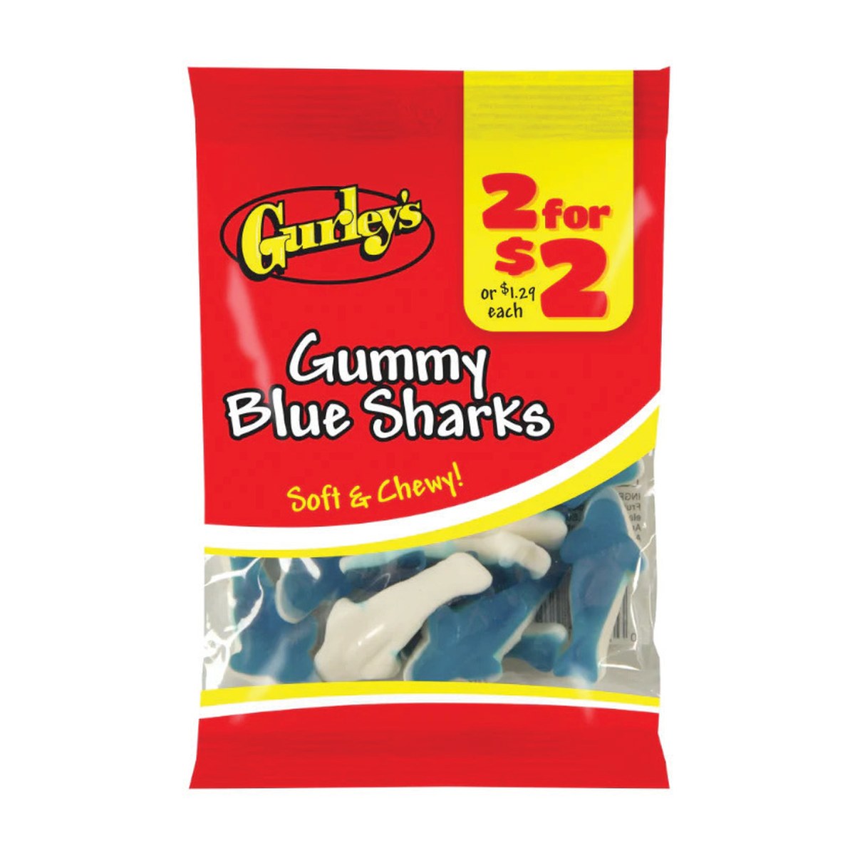 Gummi Sharks 2.5 oz