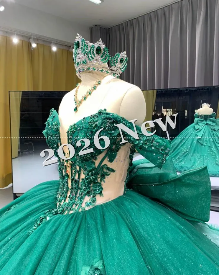 Green Off Shoulder Dress