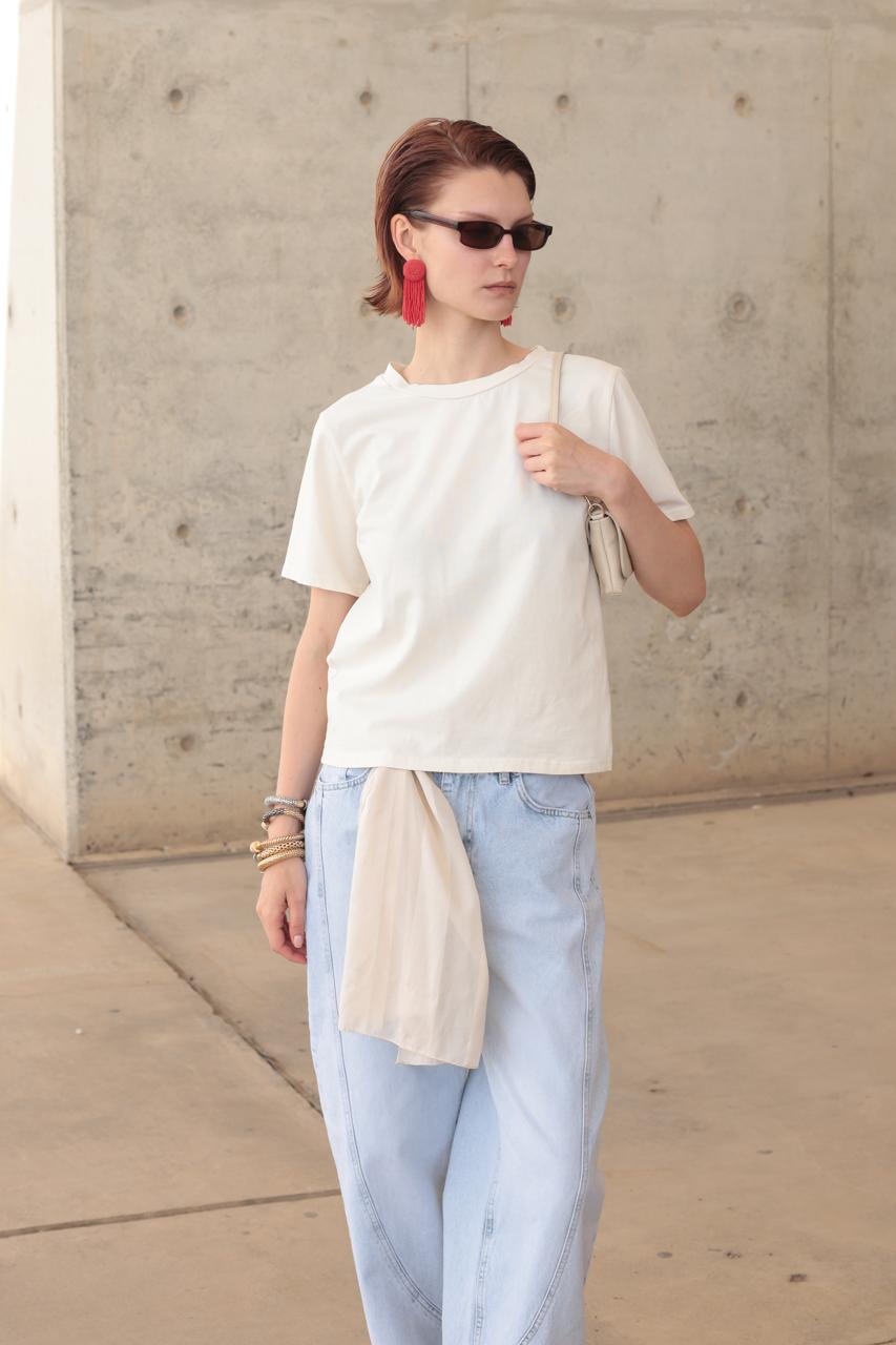 BASIC T-SHIRT WITH ROUND NECK