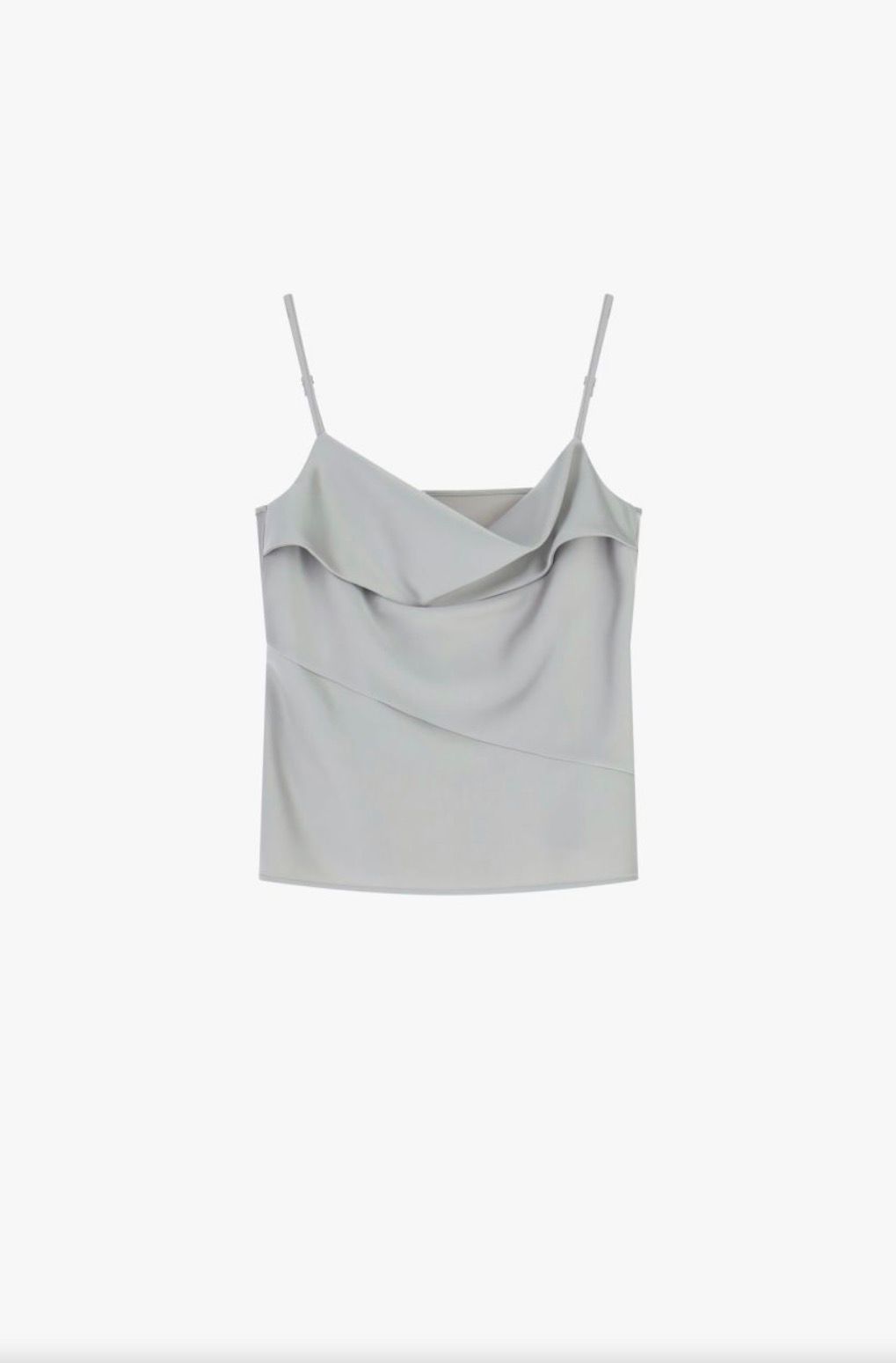 TOP WITH COWL NECK AND THIN STRAPS