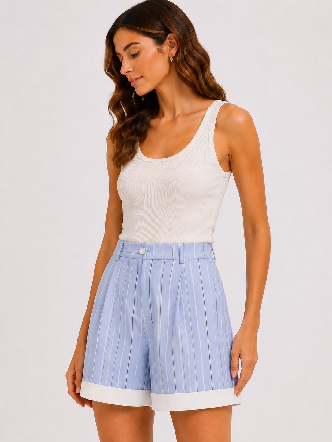 TAILORED PINSTRIPE SHORT