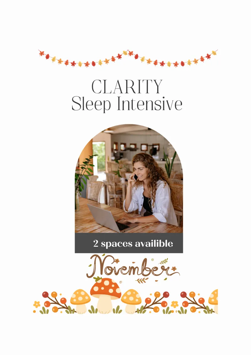 CLARITY Sleep Intensive: November