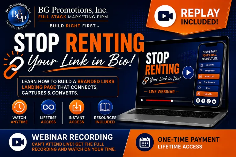Stop Renting Your Link in Bio™ Webinar Recording