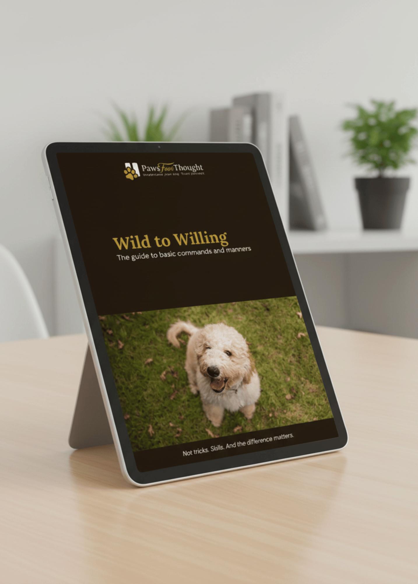 Wild to Willing: Basic Commands and Manners for Your New Puppy