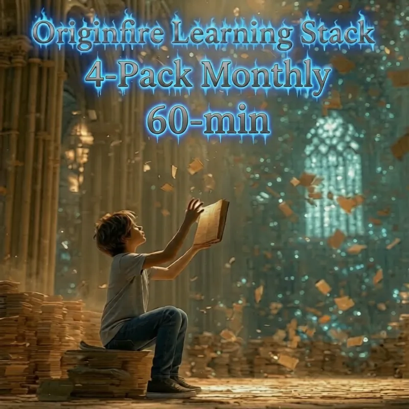 Originfire Learning Stack | 60-Min 4-Pack Monthly