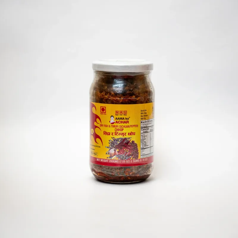 Dry Fish & Red Chilli & Timur Chhop