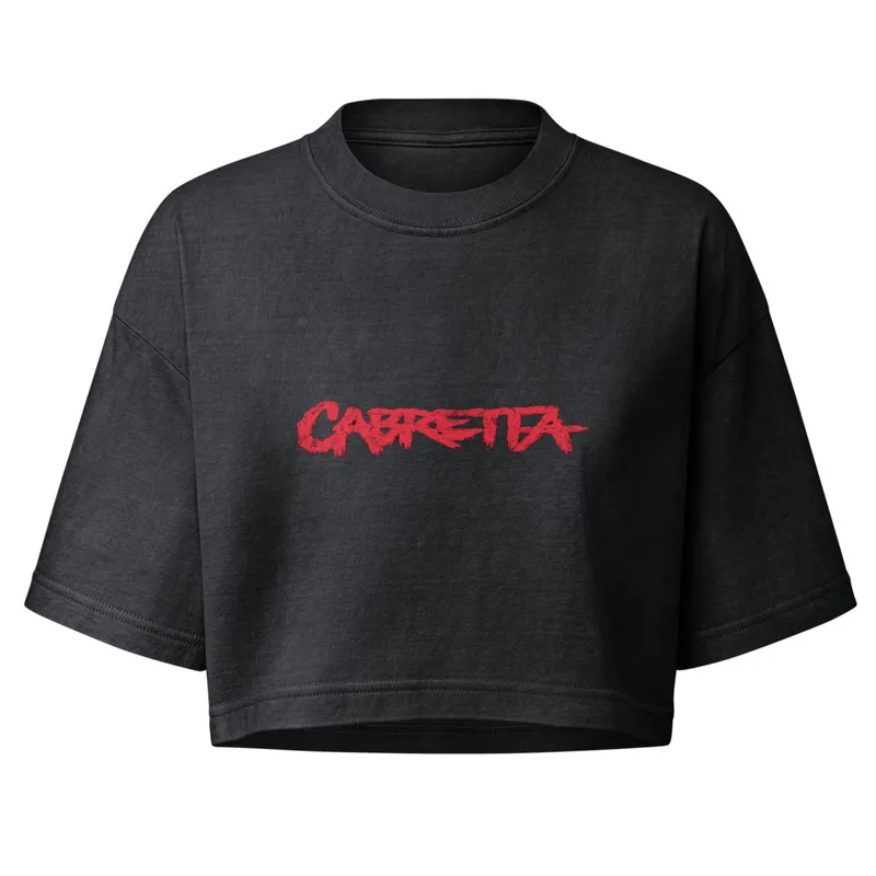 CABRETTA Women’s garment dye cropped tee