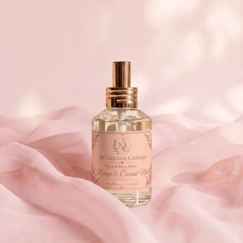 Mango & Coconut Milk Room & Body Spray – 4 oz / 118 ml