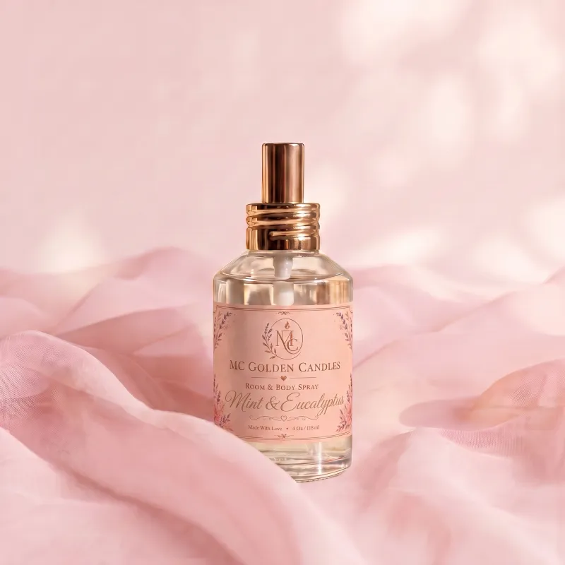 Mint & Eucalyptus Room & Body Spray – 4 oz / 118 ml