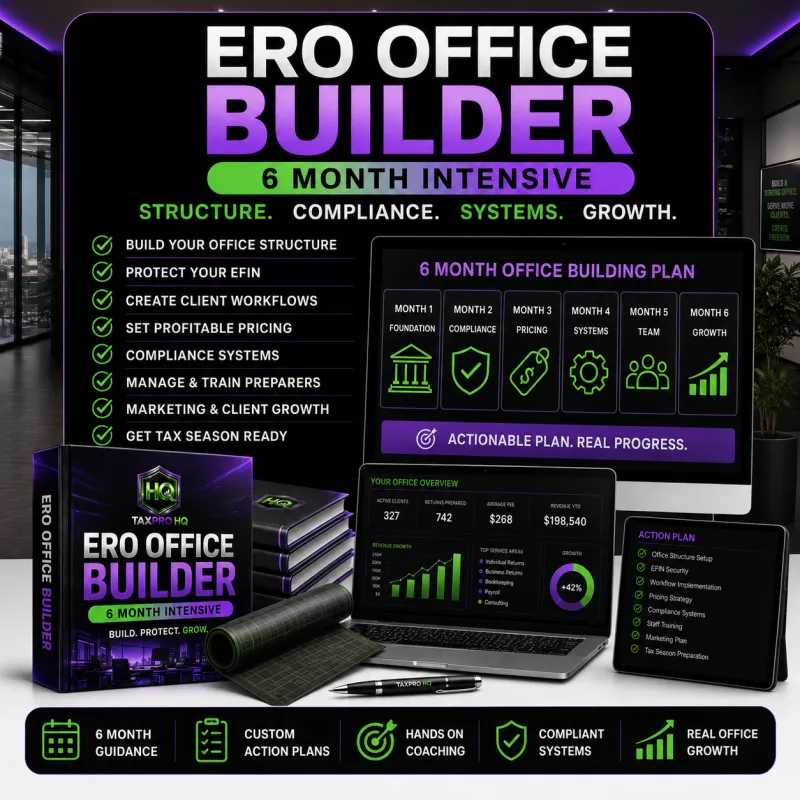 ERO Office Builder | 6 month Intensive
