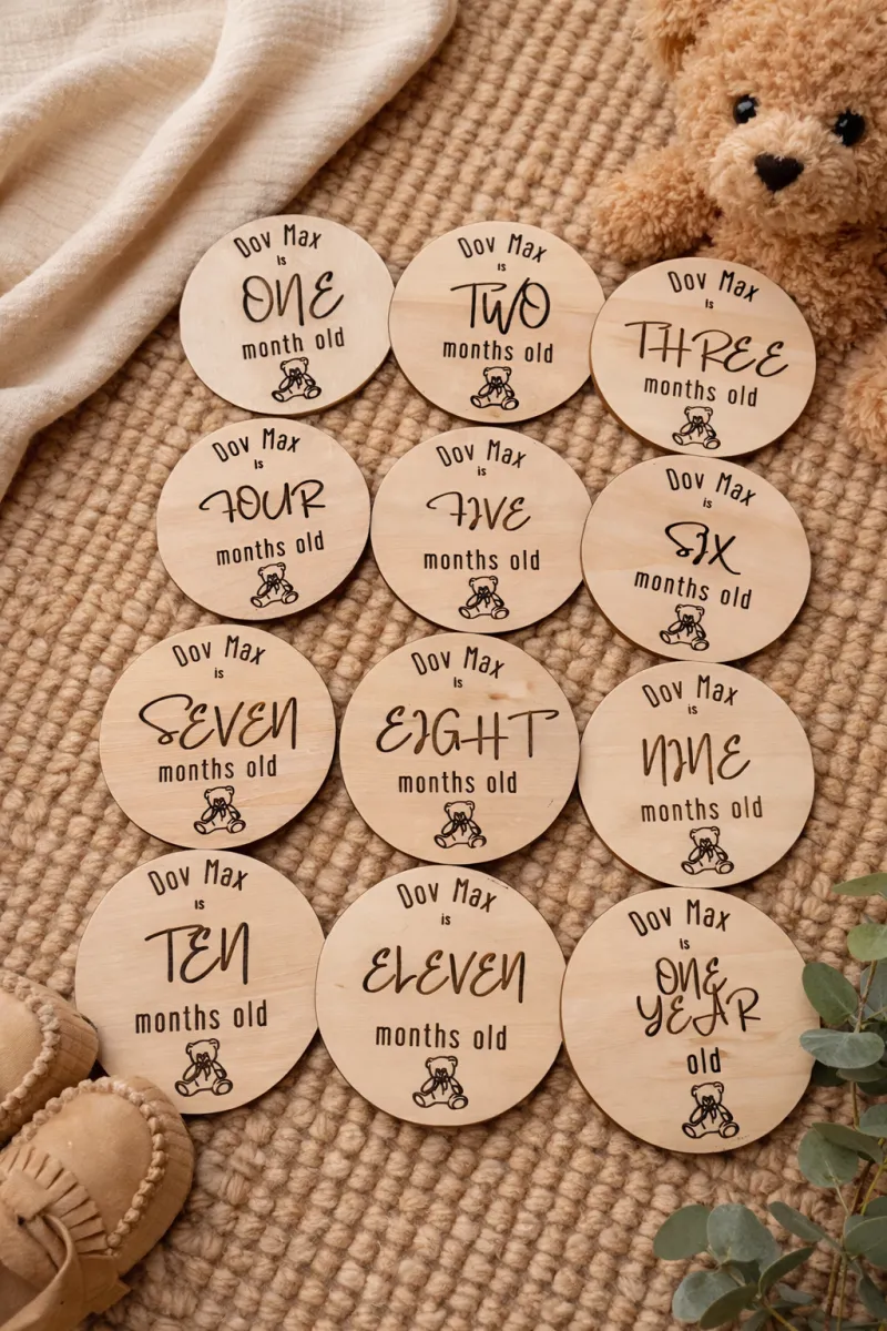 Baby Month Plaques