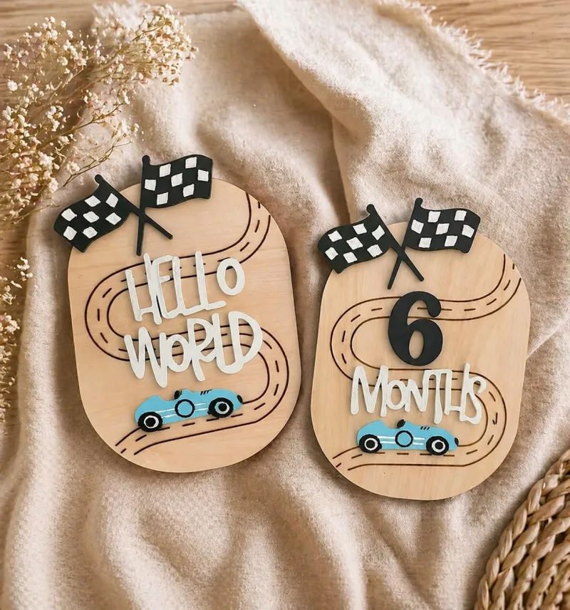 Baby month milestone