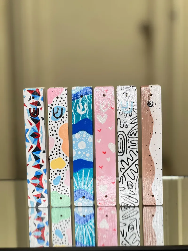 Hand Painted Mezuzah