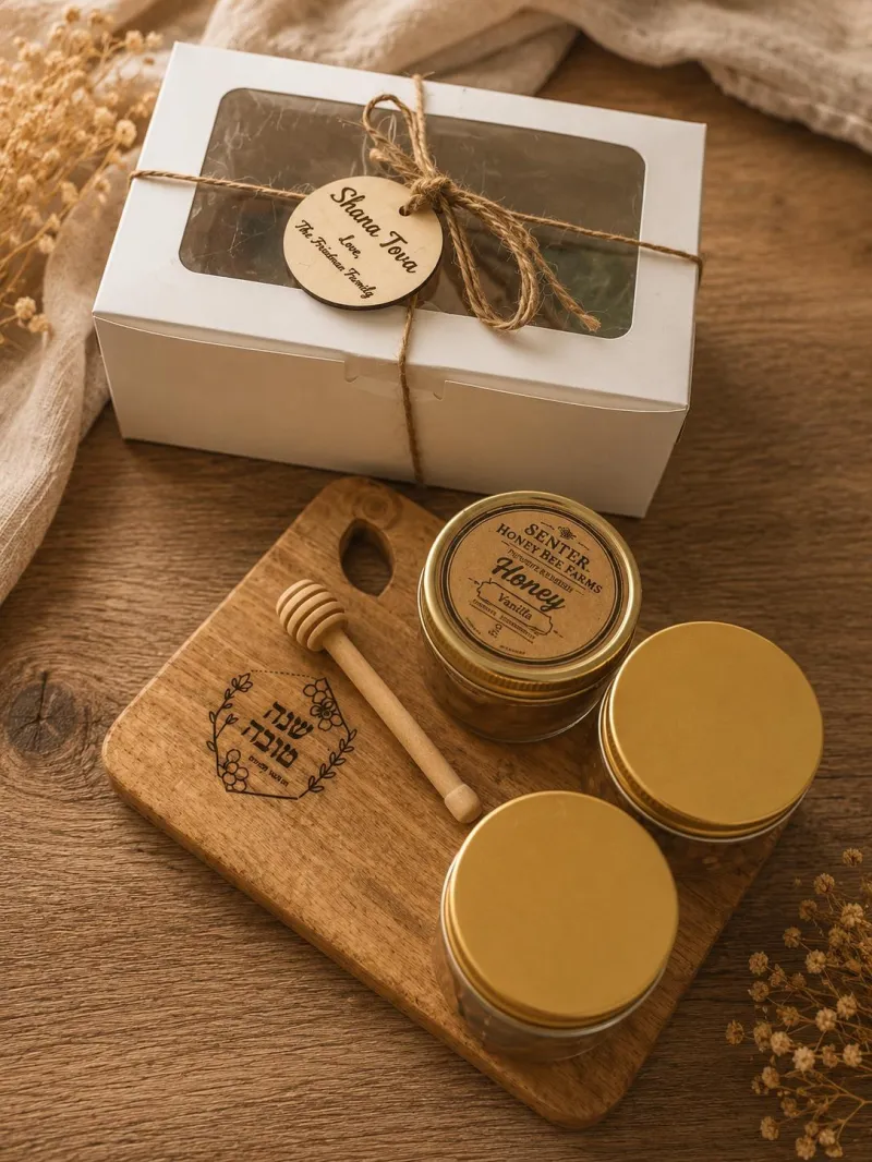 Rosh Hashanah Custom Honey Board