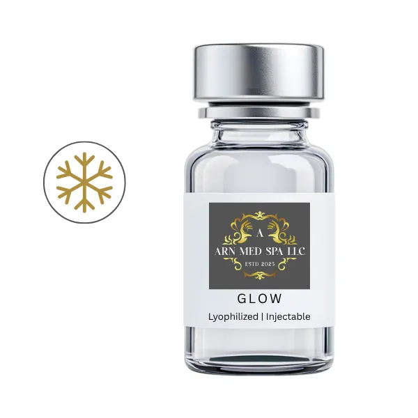 GLOW (BPC-157 / GHK-CU / TB-500)10mg/50mg/10mg/mL (3mL) - Lyophilized