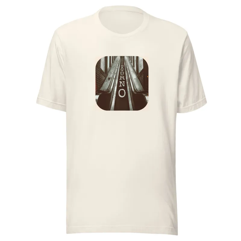 "The Turnstile" Cover Art Vintage White T-Shirt 