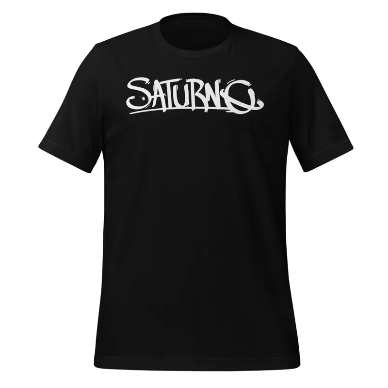 Black T-Shirt/ White Logo Unisex Bella + Canvas