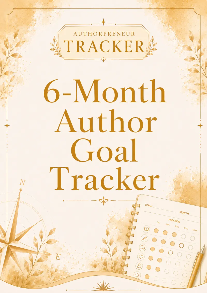 6-Month Author Goal Tracker