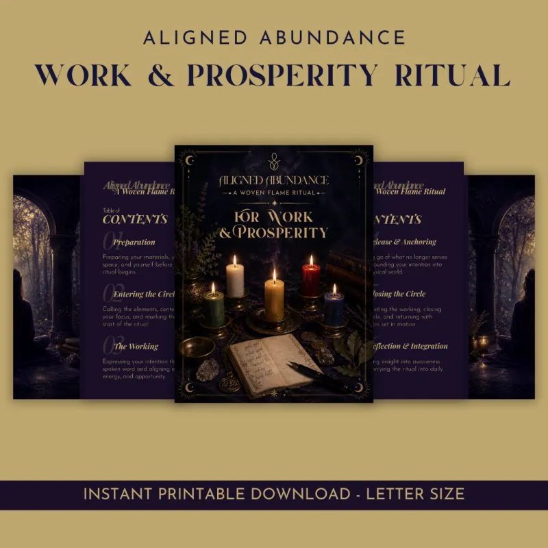 Work & Prosperity — A Woven Flame Ritual
