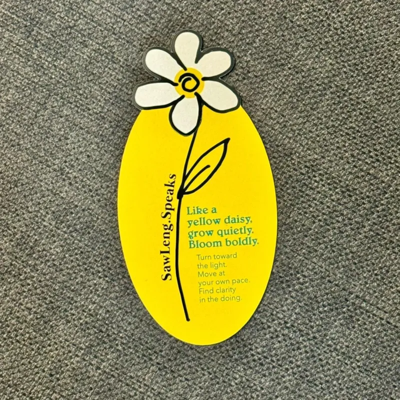Bookmark - The Yellow Daisy