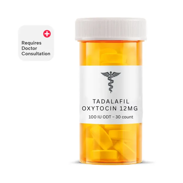 Tadalafil/Oxytocin 12mg/100 IU ODT - 30 Count