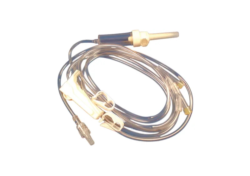 IV Administration Set, 15 Drops, Combination Vented/ Non-vented, 2 Y Injection Sites, Option Lock, Roller Clamp, 2 Occlusion Cl