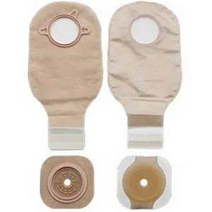 Hollister New Image® Two-Piece Non-Sterile Drainable Colostomy/Ileostomy Kit 1-1/4″ Stoma Opening, 1-3/4″ Flange, 12″ L, Integr