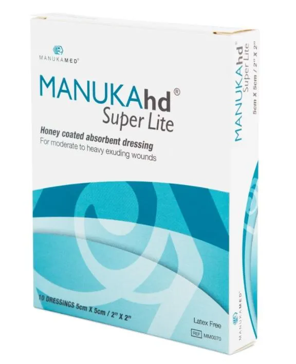 ManukaMed Honey Coated Absorbent Dressing, 4′ x 5′ (MM0071)