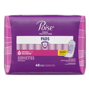 Poise Pads, Maximum (47199)
