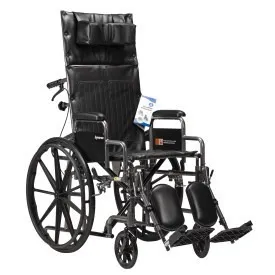 Reclining Wheelchair w/ Detach Desk Arm