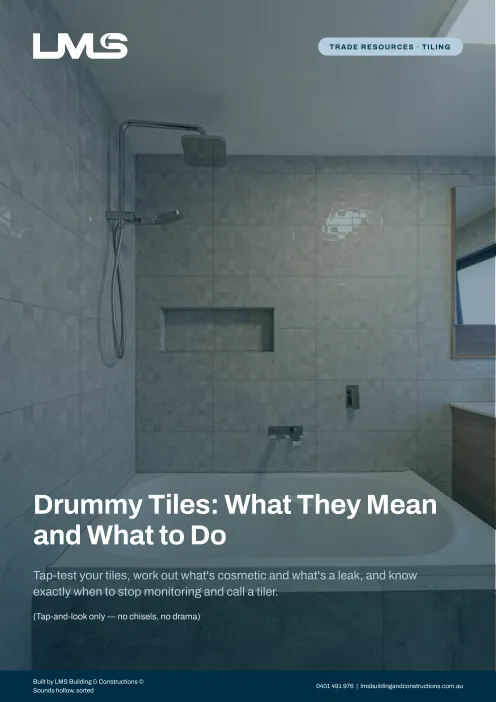 Drummy Tiles: What They Mean and What to Do