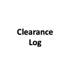 Clearance Log
