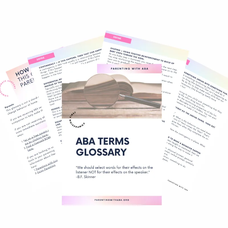 ABA Glossary Workbook