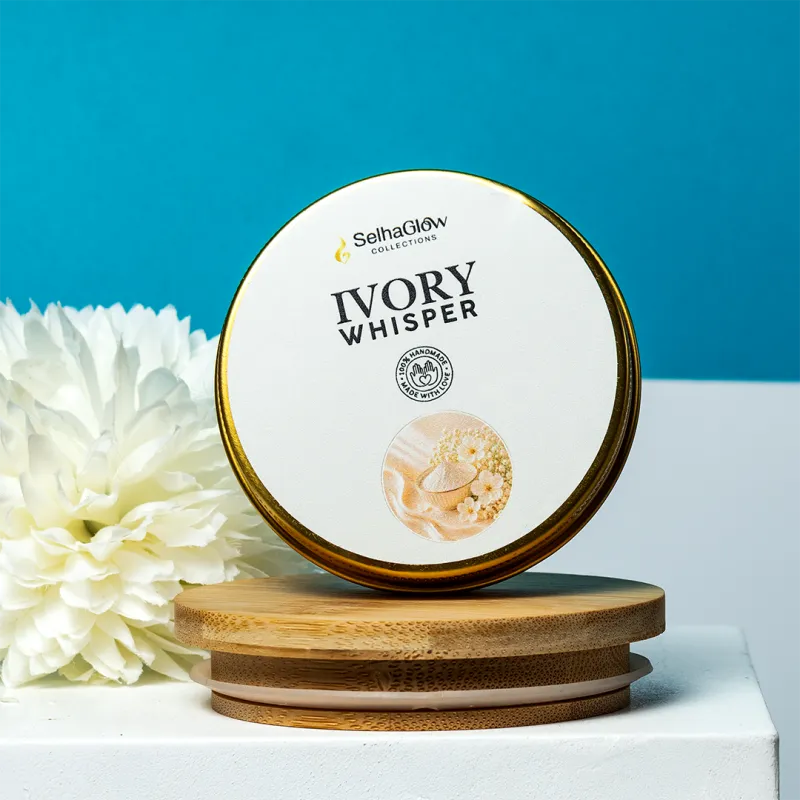 Ivory Whisper 2 Oz Tin Candle – Soft Clean Mini Candle