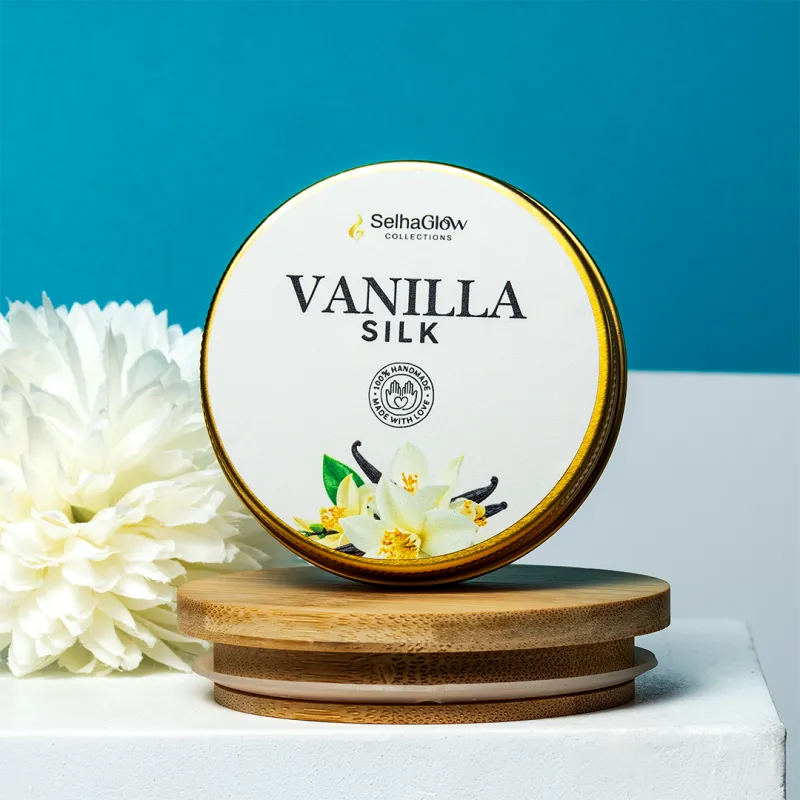 Vanilla Silk 2 Oz Tin Candle – Sweet Warm Mini Candle