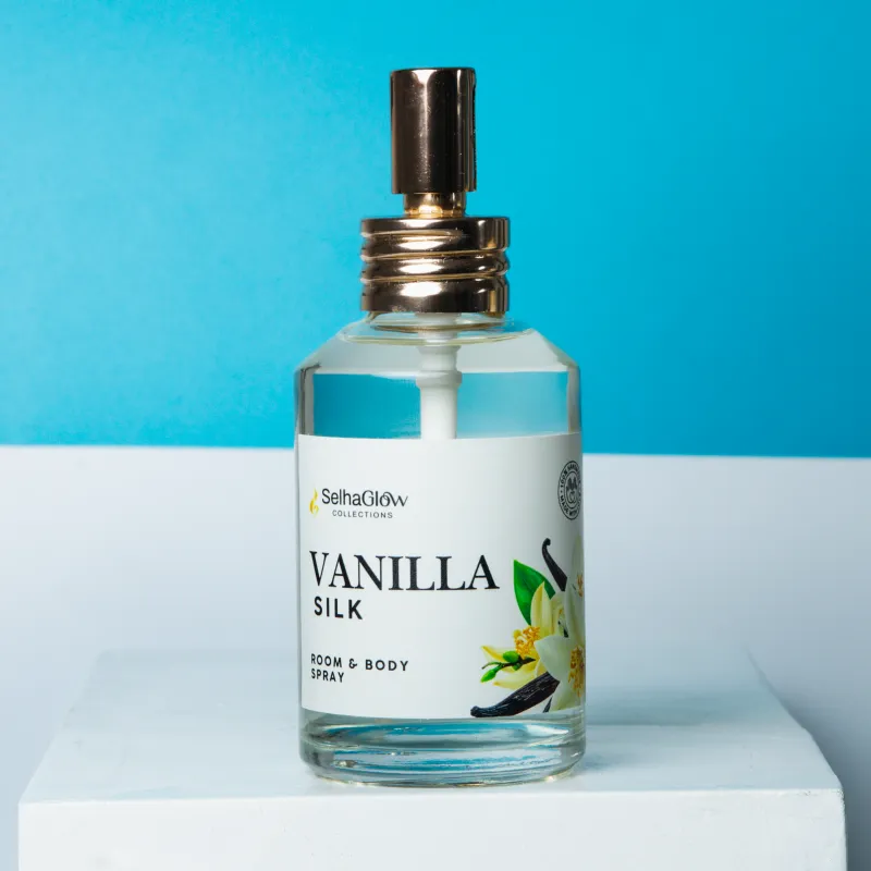 Vanilla Silk Room & Body Spray – Sweet Warm Fragrance Mist