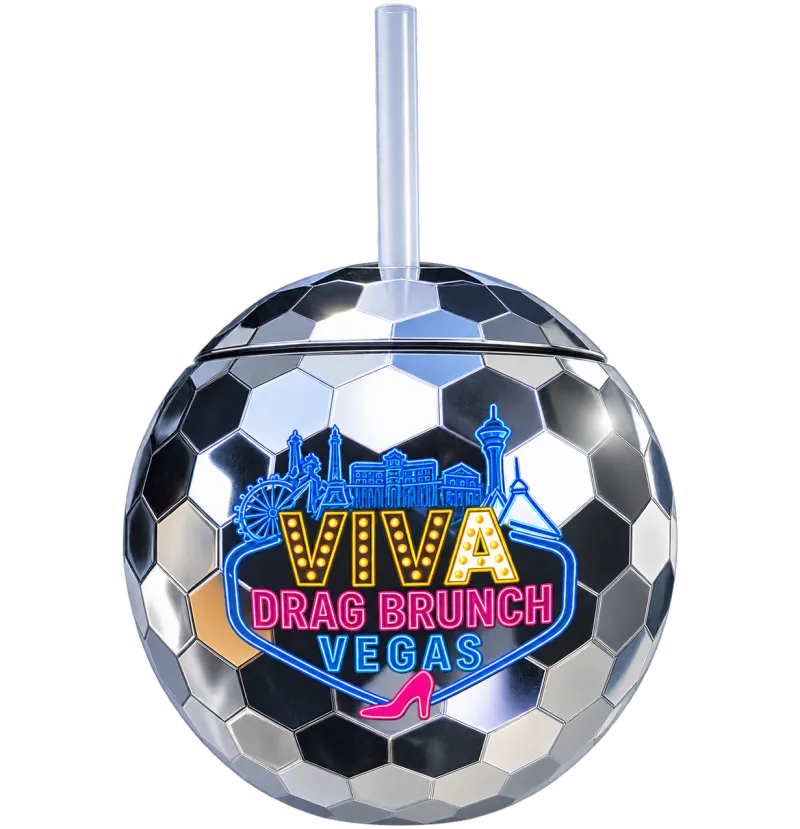 Viva Disco Ball Tumbler