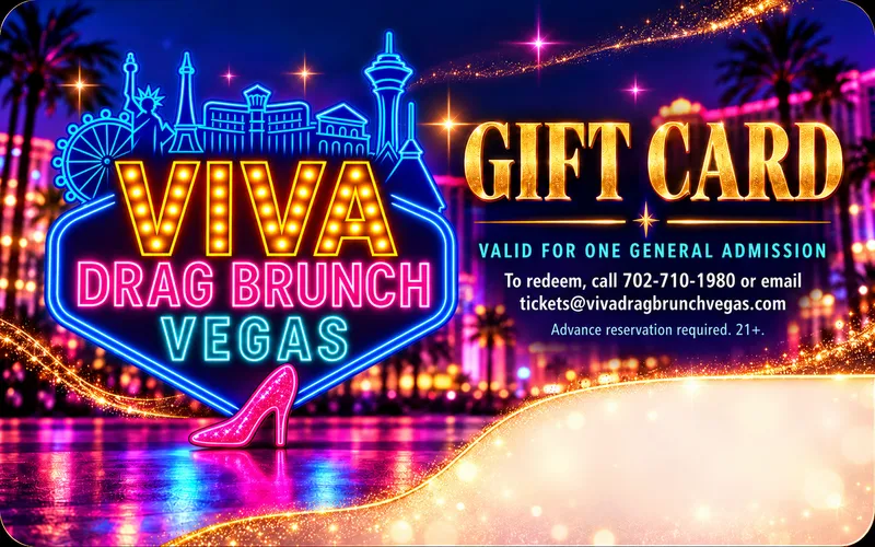 Viva Drag Brunch Vegas Experience Gift Card