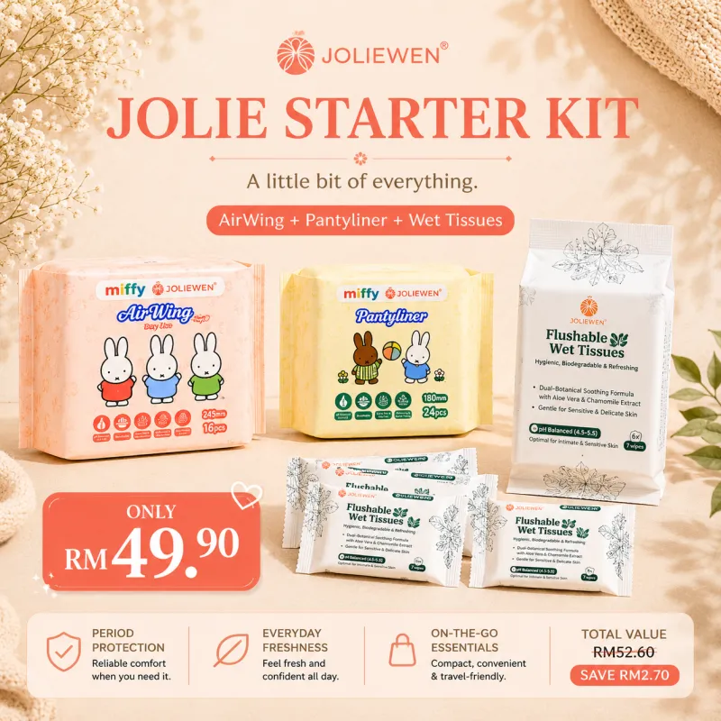Jolie Starter Kit – Period & Everyday Care Set